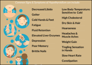 Figure 17 Symptoms of Hypothyroidism